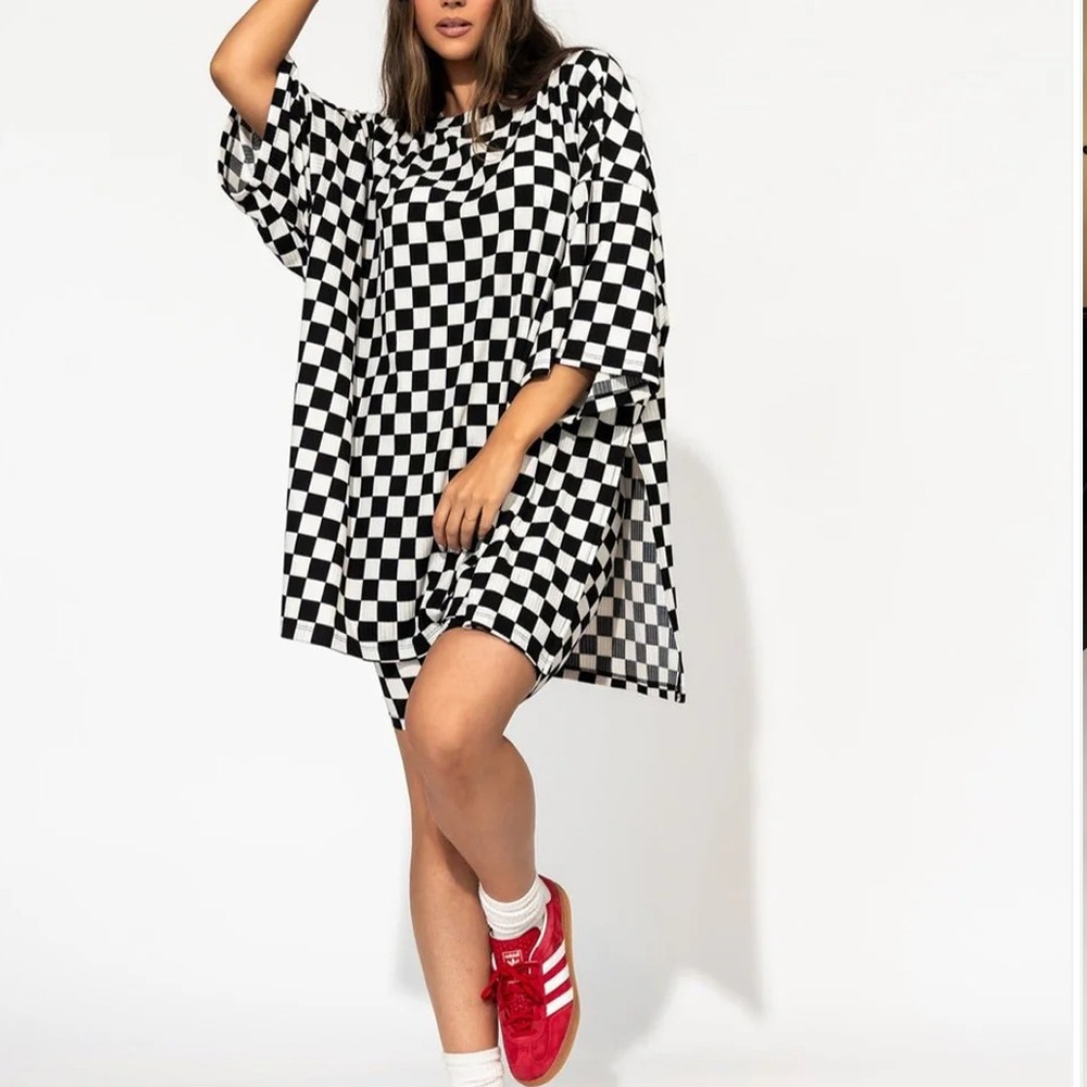 Dressed in Lala Malone Ribbed Biker Set